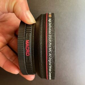 HD DSLR Pro MC AF wide converter with macro lens 0.48 x 72mm
